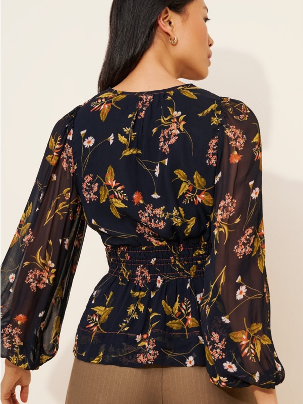 Anthropologie The Somerset Long-Sleeve Blouse - Picture 2 of 8